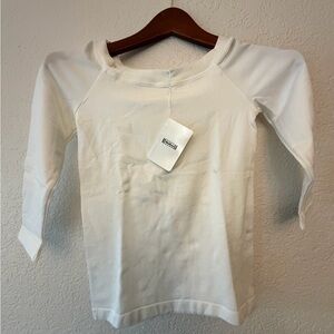 Wolford White Long Sleeve Top